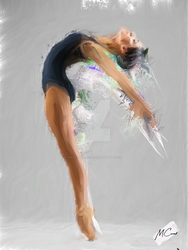 Ballerina Motion Sketch