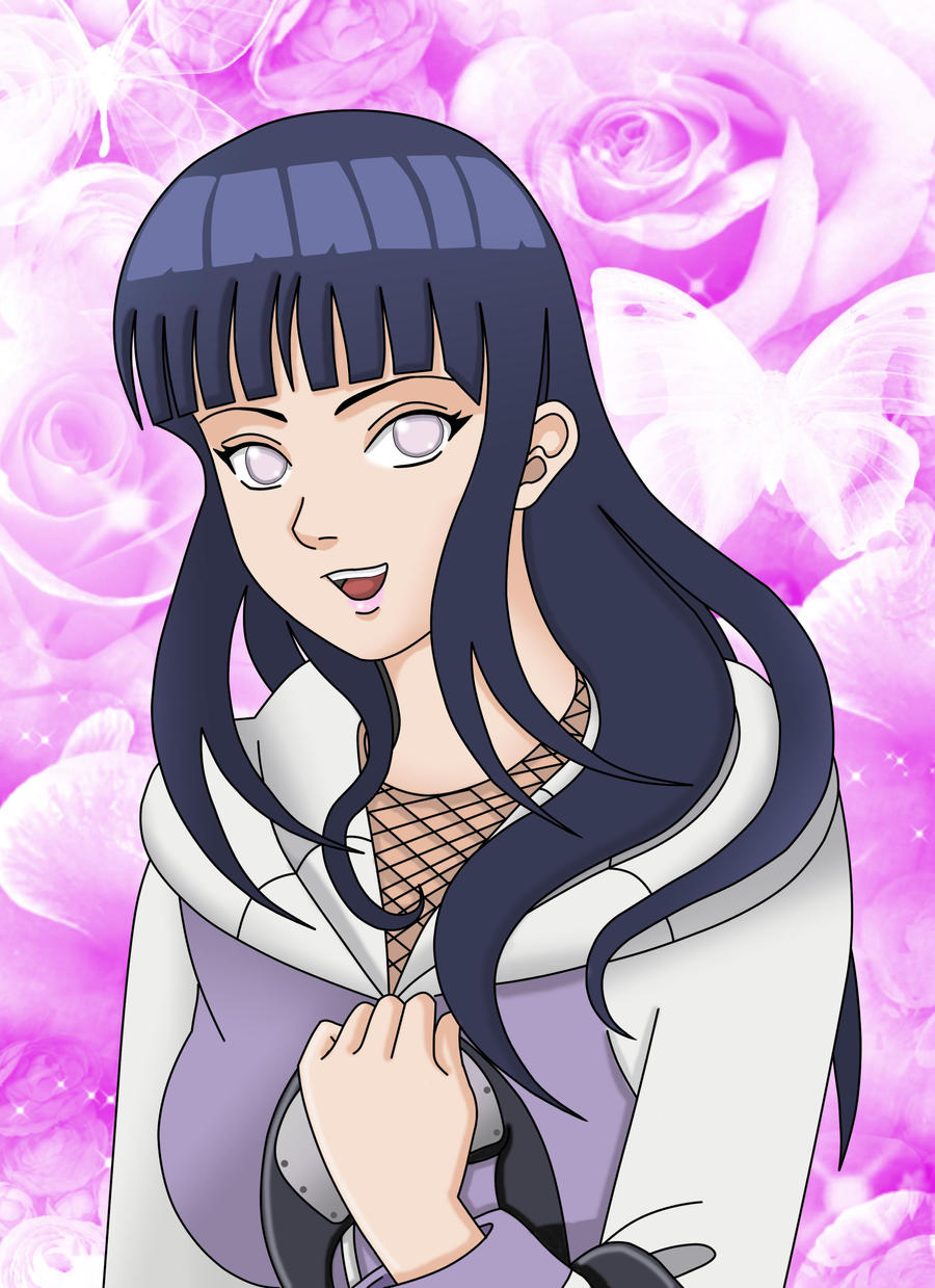 Simply Hinata smiling