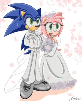 SonAmy Wedding Day: In color