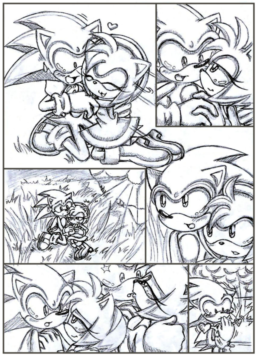 Sonic and Amy playing 3