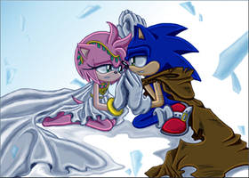 SonAmy as Shaoran and Sakura