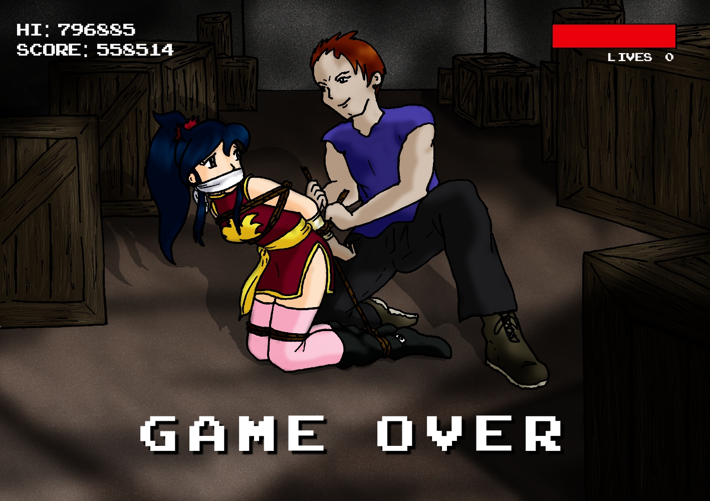 GAME OVER: invasion by AbueloRetroWave on DeviantArt