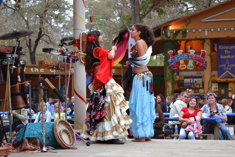 Renaissance Festival Gypsy Fan