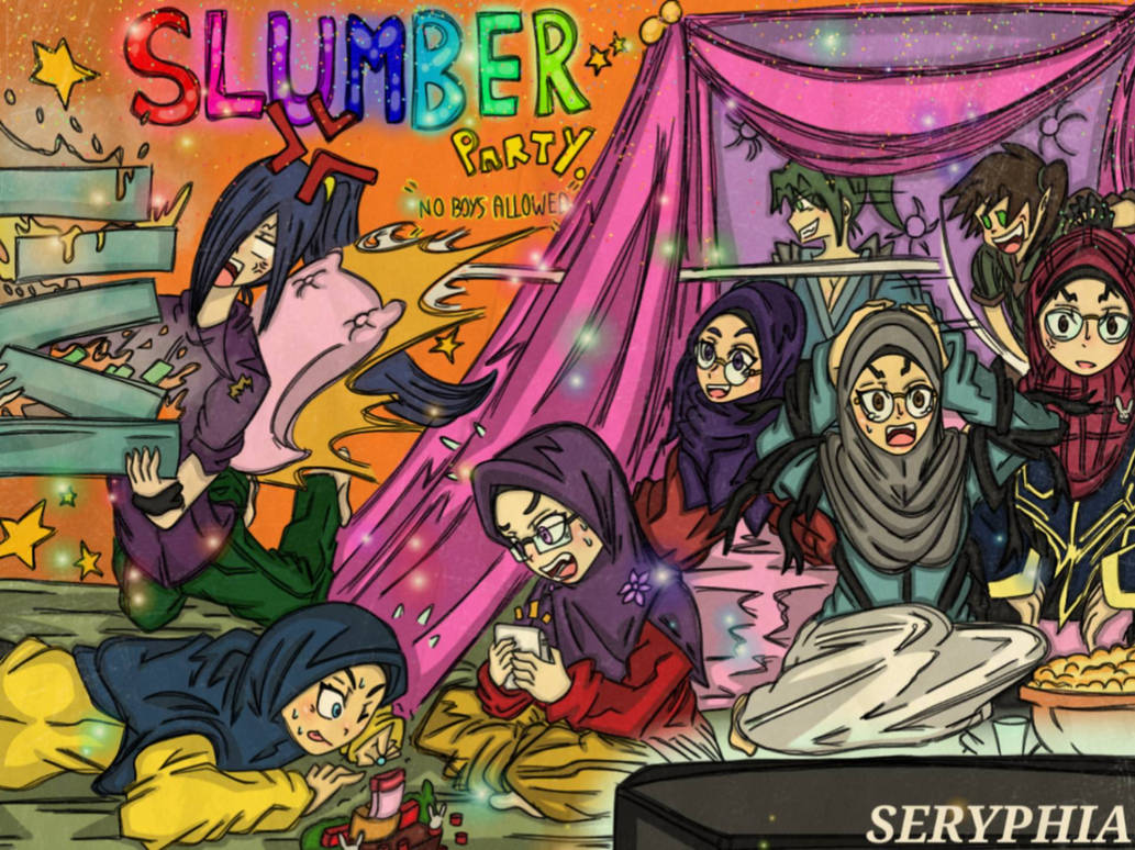 Slumber Party Script Slumber Party Theme - Incredible Ideas Art by seryphia on DeviantArt
