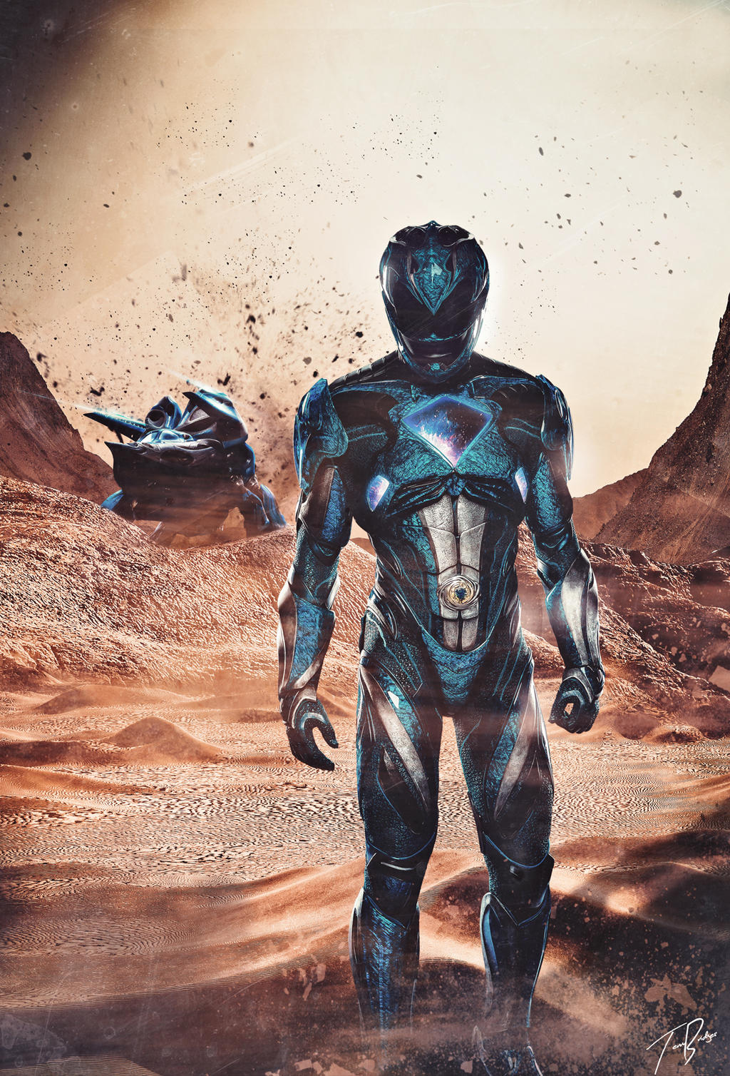 Blue Ranger Custom Poster by HZ-Designs on DeviantArt