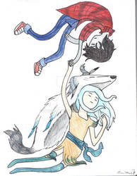 Krystal and Marshall Lee