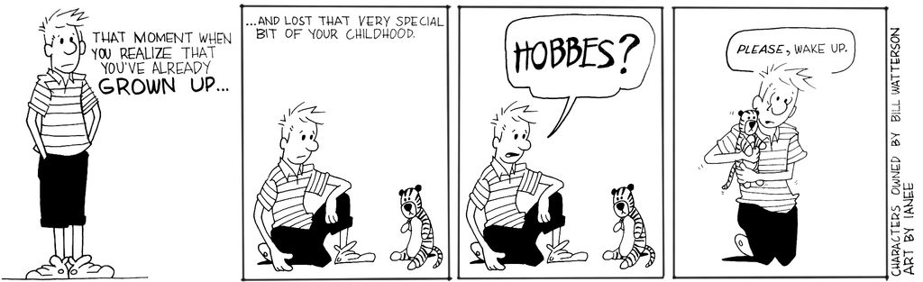 Calvin and Hobbes - Growing Up