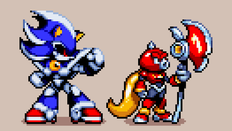 Super Mario Bros. Z - Metallix, Axem Red X (WIP) by Spliffurt on DeviantArt