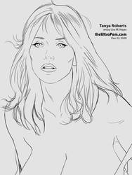 Tanya Roberts sketch