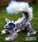 --SOLD--'Quinto' The snow-leopard fennec fox doll by stephanie1600