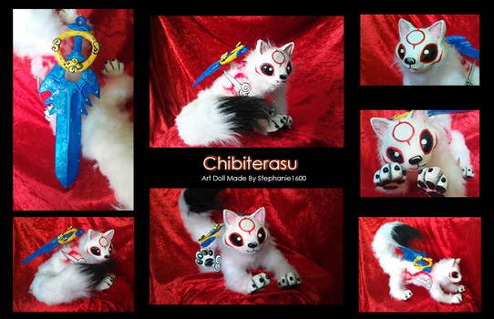 Posable 'Chibiterasu' Art Doll Commission