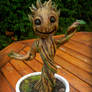 *SOLD* Baby Groot Custom Sculpture GOTG