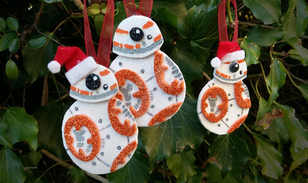 BB8 Star Wars Christmas Decorations FOR SALE! by stephanie1600 on DeviantArt