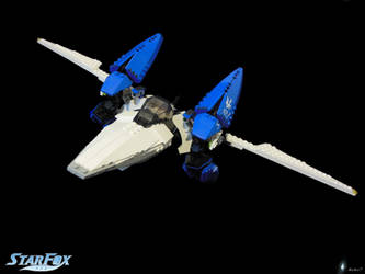 Lego Arwing Model by archus7