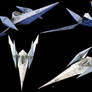 Papercraft SFX Arwing model