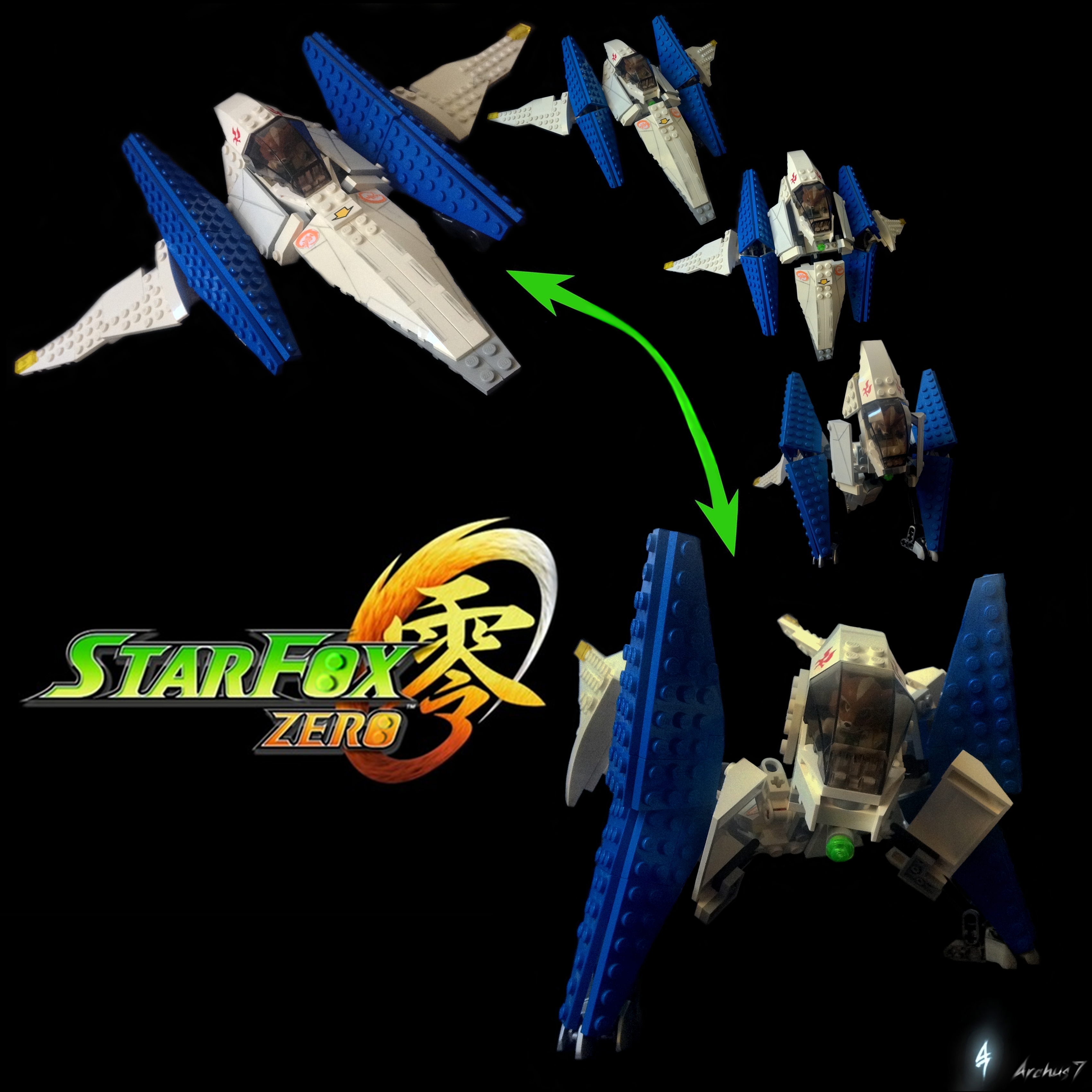 Lego Star Fox Zero Arwing