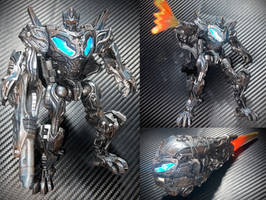 Transformers 07 repaint Protoform Optimus Prime