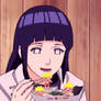 Hinata loves ramen with Naruto
