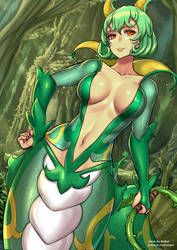 Serperior gijinka (version 08) Lamia version