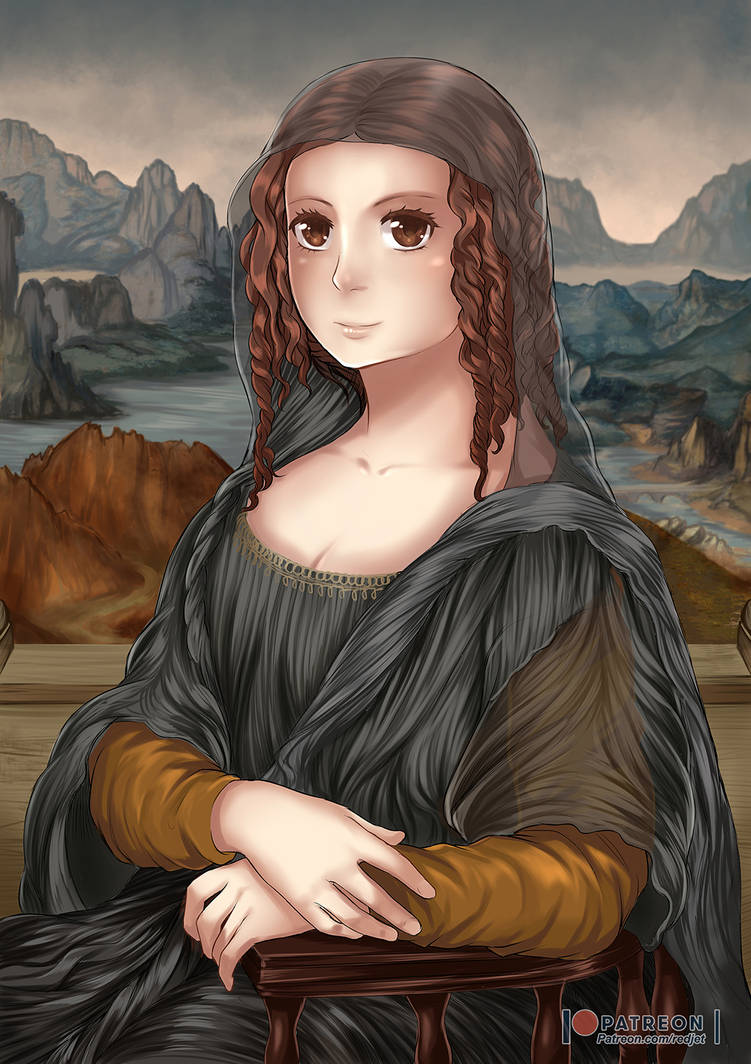 Mona MANGA Lisa by Redjet00 on DeviantArt