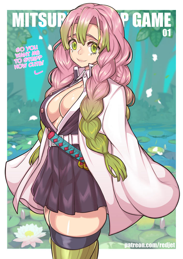 Mitsuri Kanroji Stripgame 01 by Redjet00 on DeviantArt