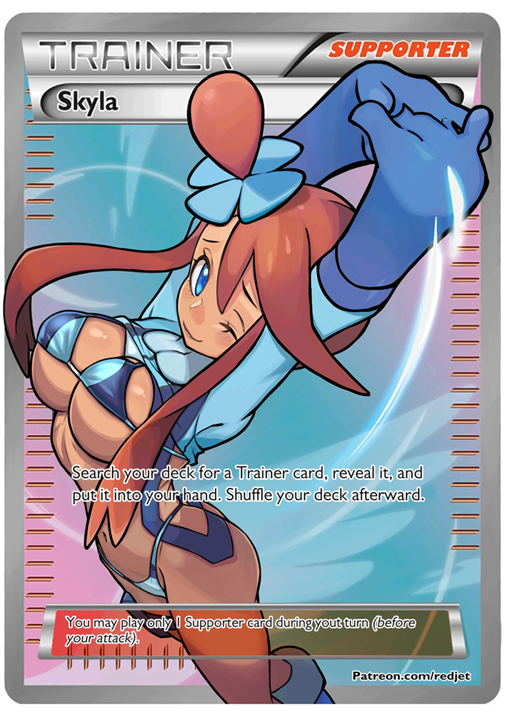 nsfw pokemon card 4x | | Rosa #1 | Full Art 4x | NSFW | Nessa