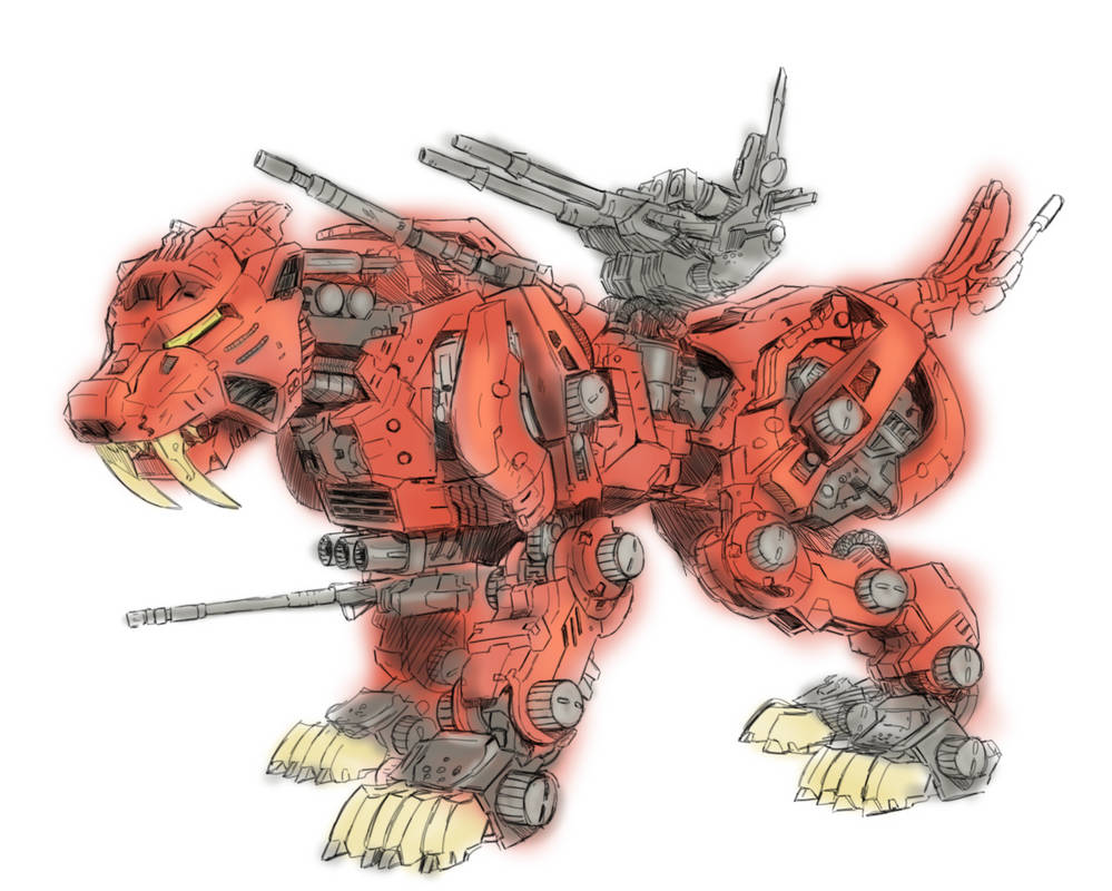 Zoids saber tiger by INHAestudios on DeviantArt