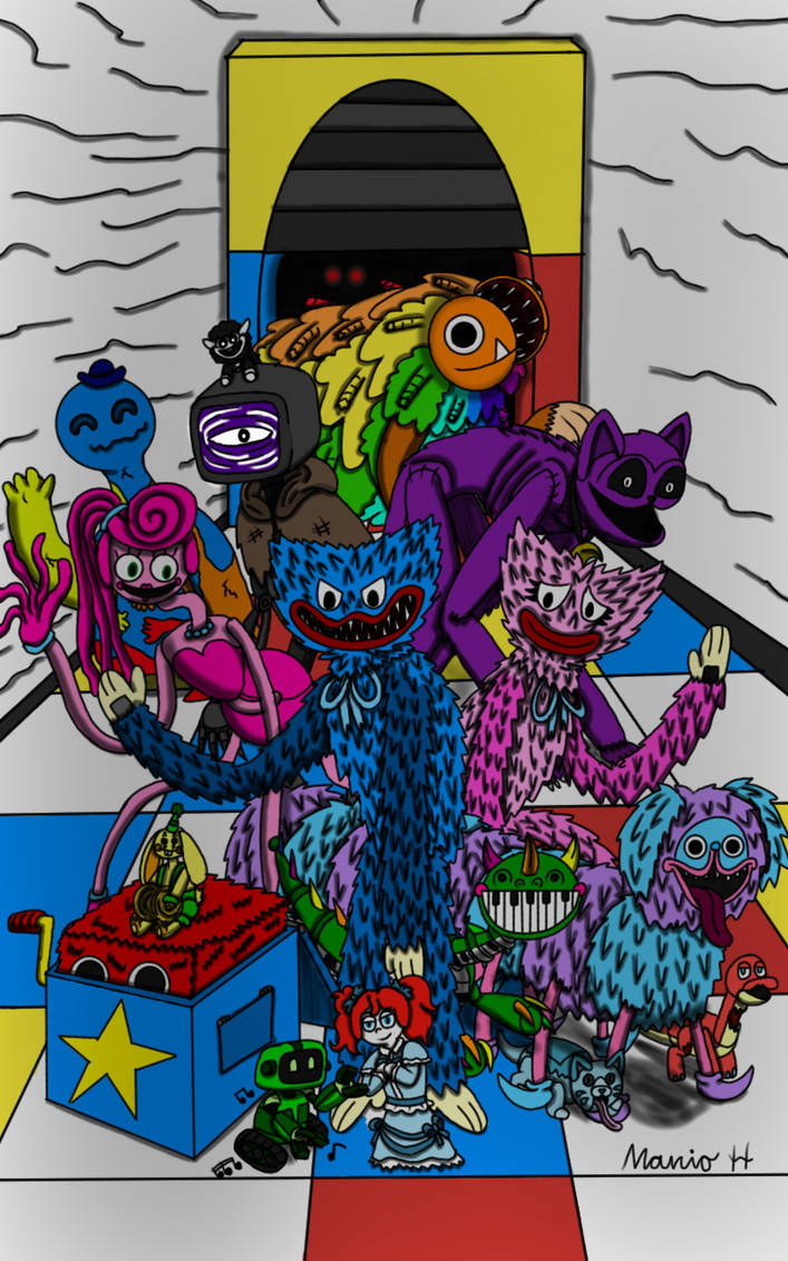 Poppy Cursed A Cursed Toy Factory (Poppy Playtime Fanart) by DragonmasterMario on ...