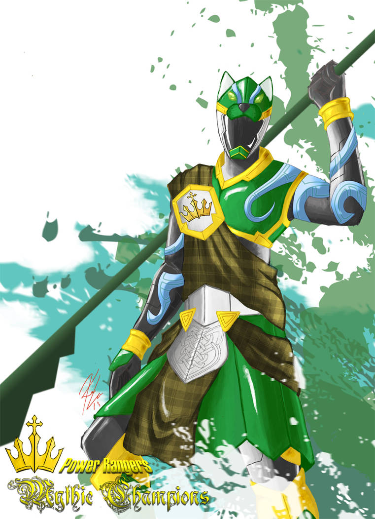 Power Rangers Mythic Champions Green Hound By The by Kryptoknight01 on ...