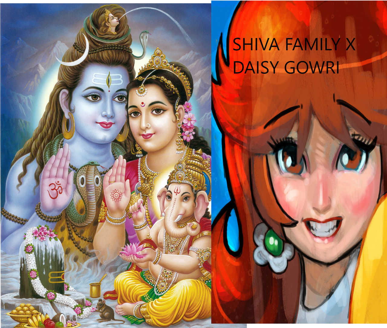 Lord Shiva's Family X Daisy Gowri by bhargavstudent on DeviantArt
