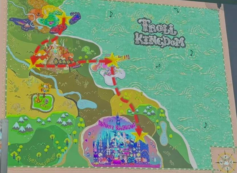 Mount Rageous Map Map of Outside of Troll Kingdom by MatchMakerAmethyst on DeviantArt