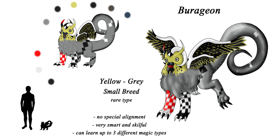 Burageon Adopt: Yellow-Grey