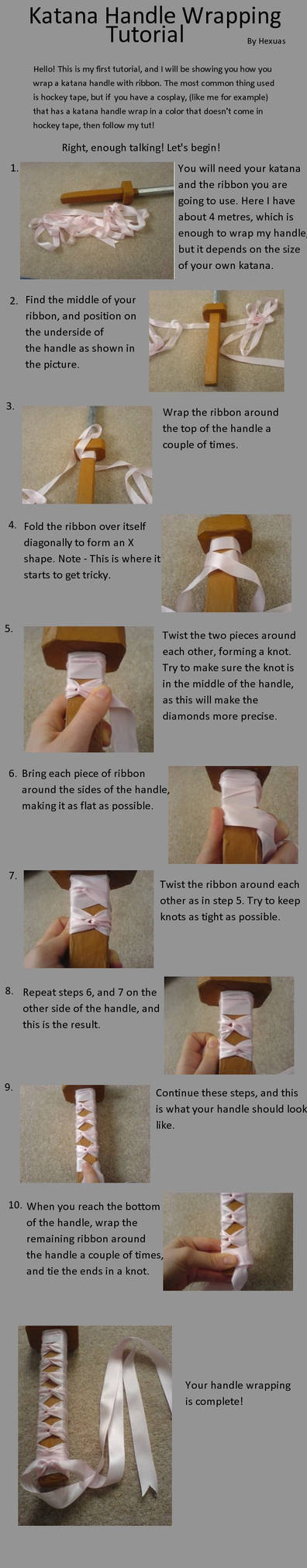 Katana Handle Wrapping Tut by Hexuas
