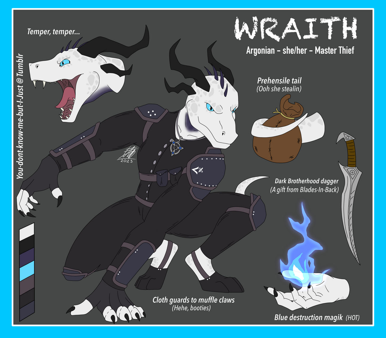 Wraith ref sheet by IronRiot99 on DeviantArt