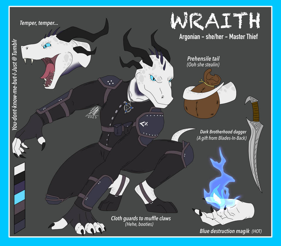 Wraith ref sheet by IronRiot99 on DeviantArt