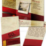 Beige and Red Brochure