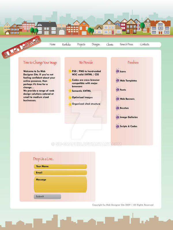 Building Website Layout by su-graphic on DeviantArt