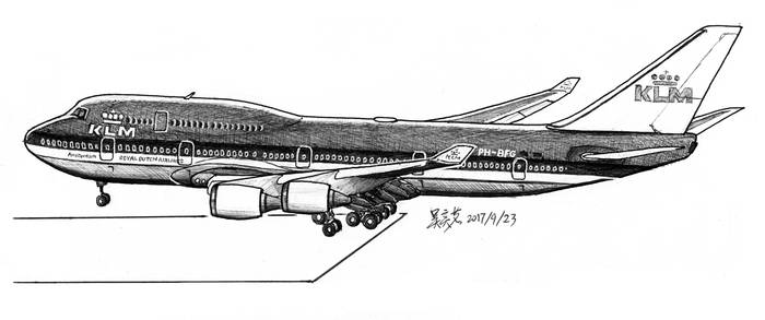 KLM 747-400 PH-BFG