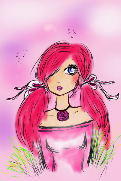 Pink Lady Deviantart Pink lady by MelNorrisArtworks on DeviantArt
