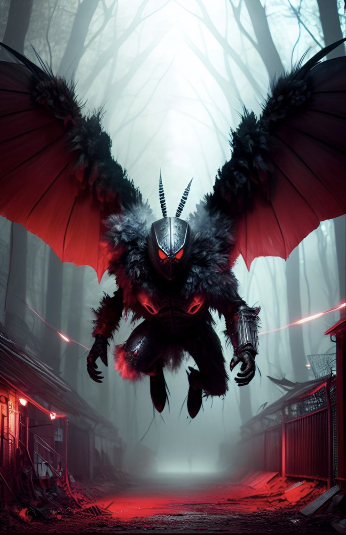 Flying Mothman by Sostitanic1912 on DeviantArt