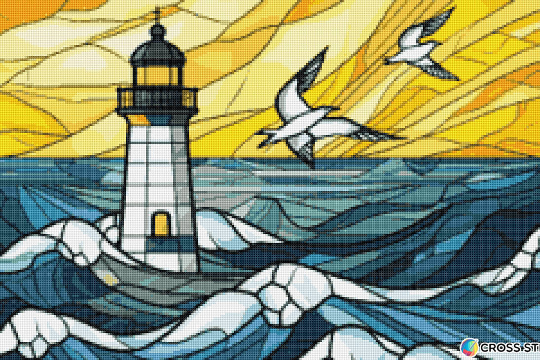 Sos Lighthouse Stain Glass Lighthouse by Sostitanic1912 on DeviantArt