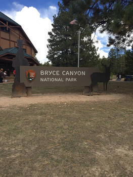 Bryce Canyon National Park Sign