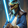 Jedi Master Tyrannosaurus Rex (Blue)