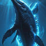 Humpback Whalezilla with Atomic Blue Light