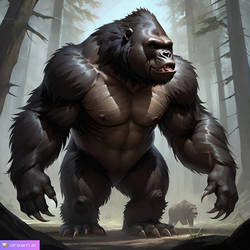Gorilla/ Grizzly Bear Hybrid
