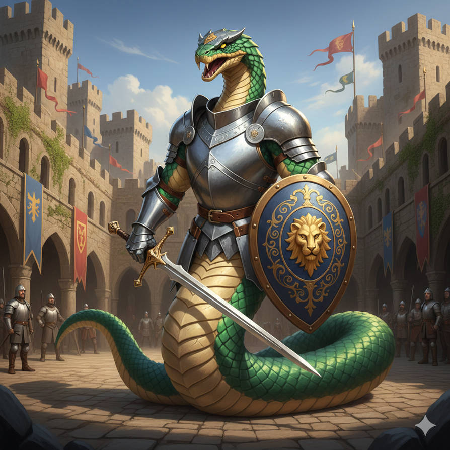 Knight Python Snake Sir Knight Snake by Sostitanic1912 on DeviantArt