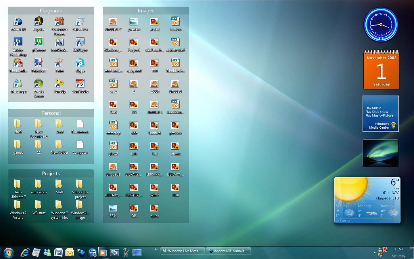 Win7 Desk with Stardock Fences
