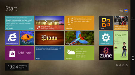 Another Windows 8 Start Screen by fediaFedia