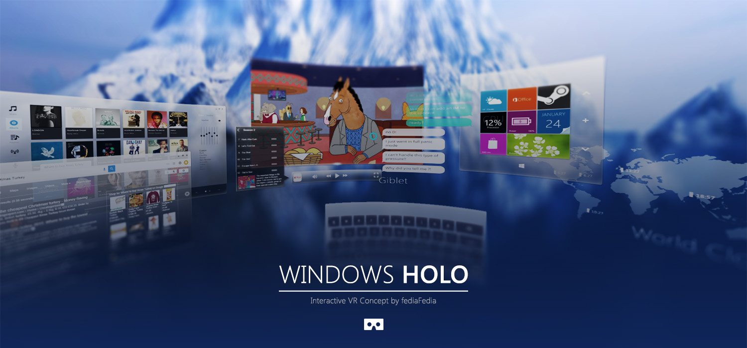 Interactive Concept - Windows HOLOGRAPHIC by fediaFedia on DeviantArt