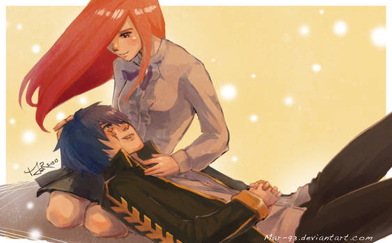 FairyTail: Jellal and Erza